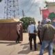 WARTAWAN unit Poldasu dilarang masuk meliput acara pisah sambut Kapolda Sumut, Jumat (21/7). Waspada/Ist