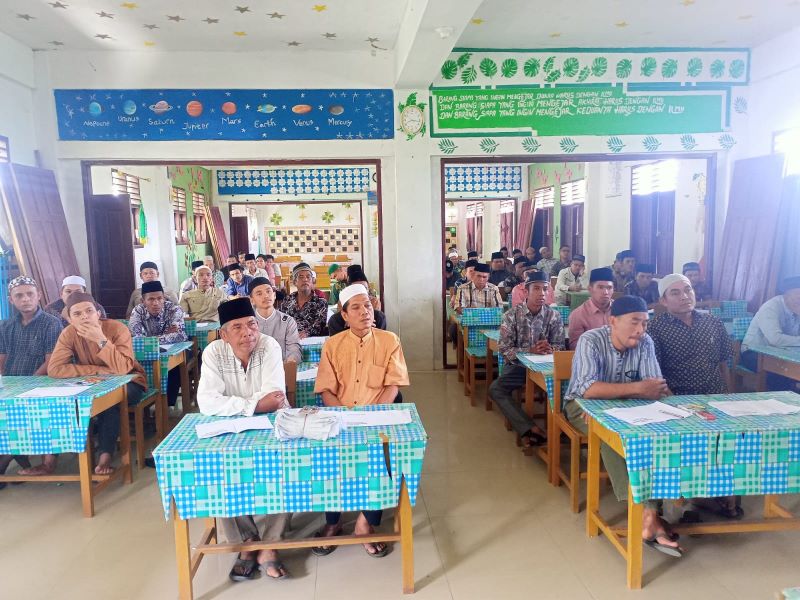 63 Warga 22 Desa Lubuk Barumun Ikuti Pelatihan Bilal Mayit