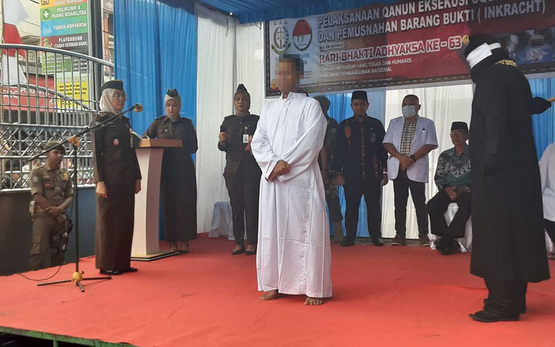 7 Pelanggar Qanun Di Agara Jalani Uqubat Cambuk 7 Pelanggar Qanun Di Agara Jalani Uqubat Cambuk