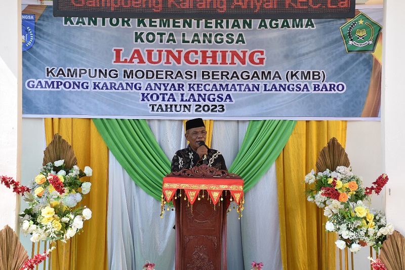 Pemko Langsa Launching Kampung Moderasi Beragama Pemko Langsa Launching Kampung Moderasi Beragama