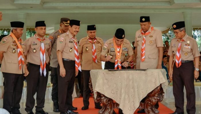 Pramuka Batubara Persembahkan Tari Kolosal Di Raimuna Daerah VIII