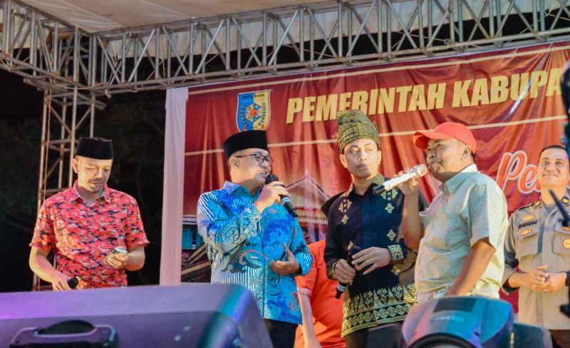 Seni Budaya Batubara Ditutup, Zahir Berbaur Tanpa Jarak