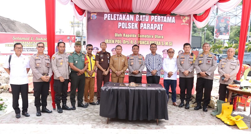 Pesan Kapoldasu Saat Peletakan Batu Pertama Pembangunan Polsek Parapat Pesan Kapoldasu Saat Peletakan Batu Pertama Pembangunan Polsek Parapat