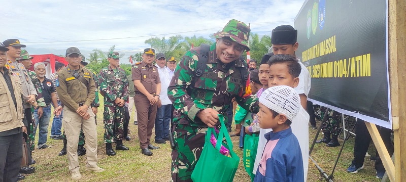 Pj Wali Kota Langsa Buka TMMD Ke-117 Kodim 0104/Atim Pj Wali Kota Langsa Buka TMMD Ke-117 Kodim 0104/Atim