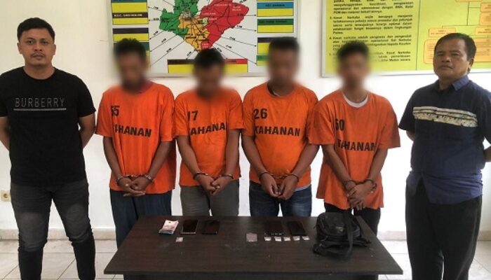 Polres Simalungun Tangkap 4 Pengedar Sabu Jaringan Antarkabupaten