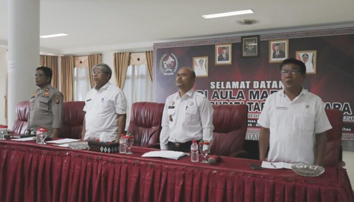 Kepala Rutan Tarutung Rakor Pembinaaan Penyusunan Monitoring Dan Evaluasi Pembangunan Berkelanjutan
