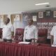 Kepala Rutan Klas IIB Tarutung, Ismet Sitorus Rakor Pembinaaan Penyusunan Monitoring dan Evaluasi Tujuan Pembangunan Berkelanjutan dengan Forkopimda Taput. Waspada/ist
