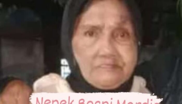 Nenek Dalanlidang Hilang Misterius, Ketemu Di Purba