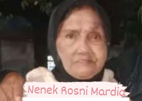 Nenek Rosni Mardia, 70, warga Dalanlindang, Kec. Panyabungan, hilang misterius, dikabarkan sudah jumpa di Purbabaru. Waspada/Ist