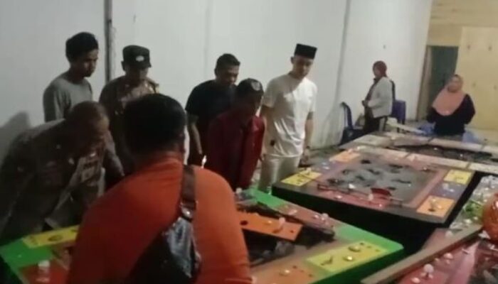 Ibu Perwiritan Dan Polres Asahan Grebek Mesin Judi