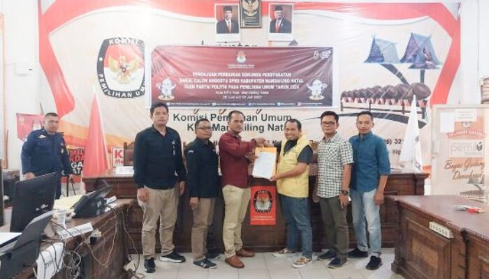 Golkar Madina Perbaiki Berkas Bacaleg, Ada Nama Diganti