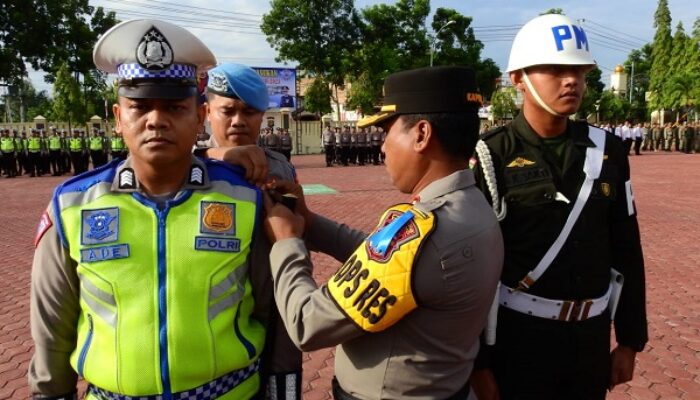 Kapolres Aceh Tamiang Pimpin Gelar Pasukan Ops Patuh Seulawah