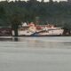 Ferry KMP Aceh Hebat 1 sandar di Pelabuhan Cargo Lama Sinabang. Waspada/Rahmad/Dok