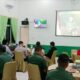 Nonton bareng Pemberian Apresiasi Kasad kepada Media tahun 2023 secara live, di Ruang Aula Yudha Makodim 0104/Aceh Timur, Jalan A Yani Kota Langsa, Senin (10/7) malam. Waspada/Munawar