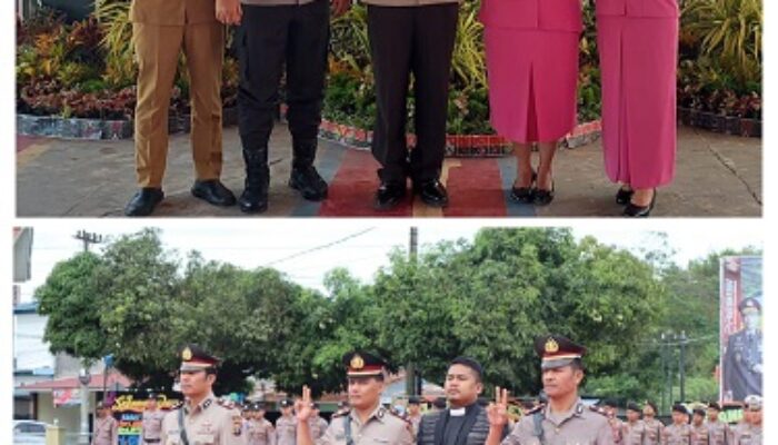 Kapolres Toba Pimpin Sertijab Kasat Reskrim Dan Kapolsek Balige