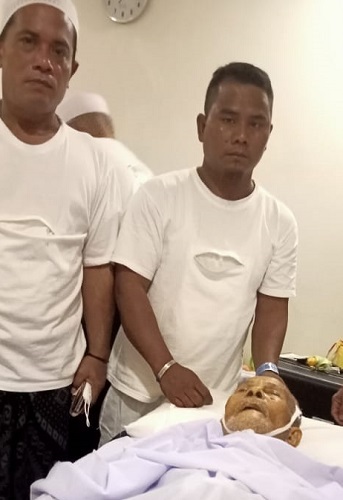 Alm. Abu Samma Nasution, 91 Salah Satu jamaah haji asal Kabupaten Padanglawas yang tergabung dalam kelompok terbang (Kloter) 11 wafat di Makkah, Arab Saudi, Minggu (2/7). Waspada/Ist