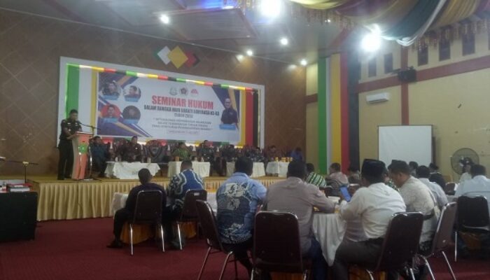 Kajari Subulussalam Buka Seminar Hukum