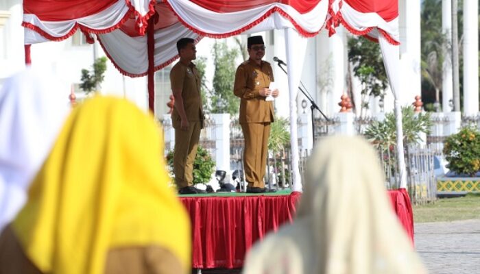 ASN Aceh Utara Apel Tegaskan Netralitas Pada Pemilu 2024