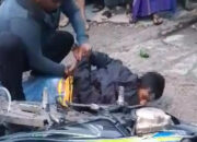 Viral Di Panyabungan, Tangan Diikat Di Jalan Raya Diduga Bawa Ganja