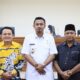 Usai rapat Paripurna Wakil Wali Kota foto bersama Ketua DPRD Kota Binjai dan wakil.(Waspada/Ist).