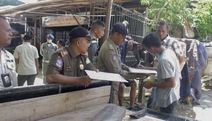 Satpol PP Aceh Besar Kembali Tegur Pemilik Bangunan Liar Di Darul Imarah