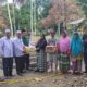 Baznas Palas bantu korban kebakaran di Desa Gunung Manaon, Kecamatan Huristak, Senin (3/7). (Waspada/Ist)