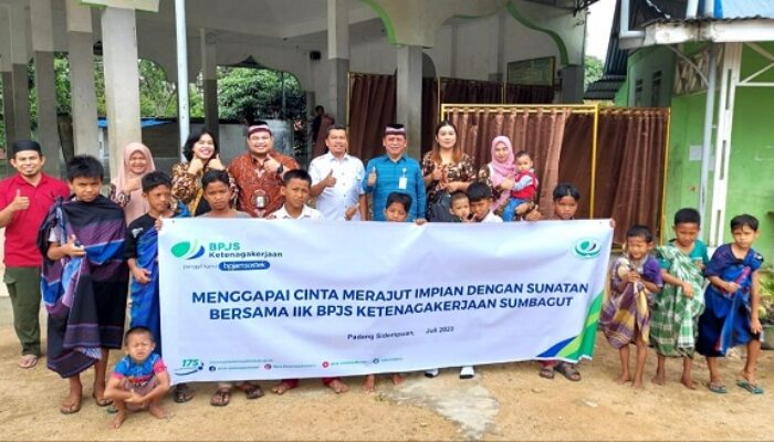 IIK BPJamsostek P.Sidimpuan Bhakti Sosial Khitanan Massal Di Panti Asuhan
