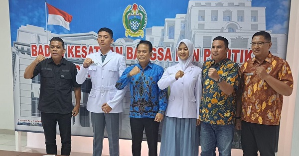 Dua siswa-siswi asal Sumut menjadi Paskibraka pada upacara Hari Kemerdekaan ke-78 Republik Indonesia di Istana Negara. Waspada/Ist