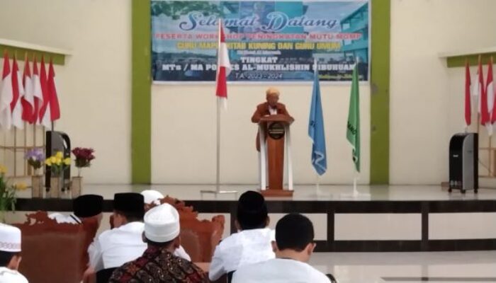 130 Guru Ponpes Al Mukhlisin Ikuti Workshop Peningkatan Mutu MGMP