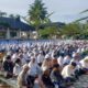 Ribuan jamaah mengikuti salat tasbih di pengajian Yayasan Baitul Bukhori Longat, Kec. Panyabungan Barat, Madina. Waspada/Ist