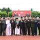 Polres Aceh Utara menggelar Upacara Peringatan Hari Bhayangkara ke-77 di Halaman Mapolres setempat, Sabtu (1/7). (Waspada/ist)