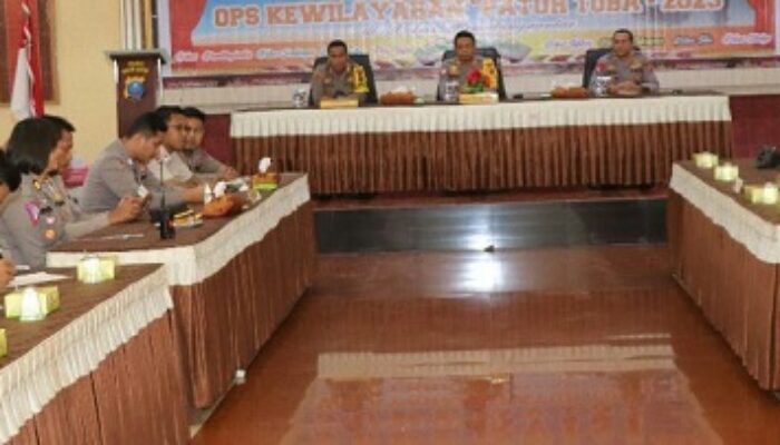 Poldasu Supervisi Ops Patuh Toba Polres P. Siantar 