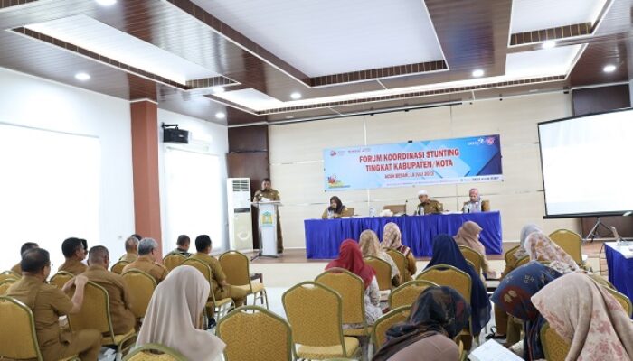 Aceh Besar Laksanakan Forum Koordinasi Stunting Tingkat Kabupaten