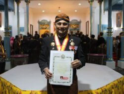 Pj Wali Kota Imran Dianugerahi Gelar Kanjeng Raden Tumenggung Oleh Keraton Surakarta