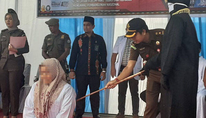 7 Pelanggar Qanun Di Agara Jalani Uqubat Cambuk