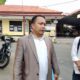 Kuasa Hukum 6 pelajar Dody Sanjaya ketika memberikan keterangan di Polres Binjai.(Waspada/Ist).