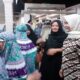 Wakil Bupati Atika Azmi Utammi Nasution memperlakukan jemaah haji seperti orangtua sendiri, saat di Medan atau di Masjid Agung Nur Ala Nur Panyabungan. Waspada/Ist