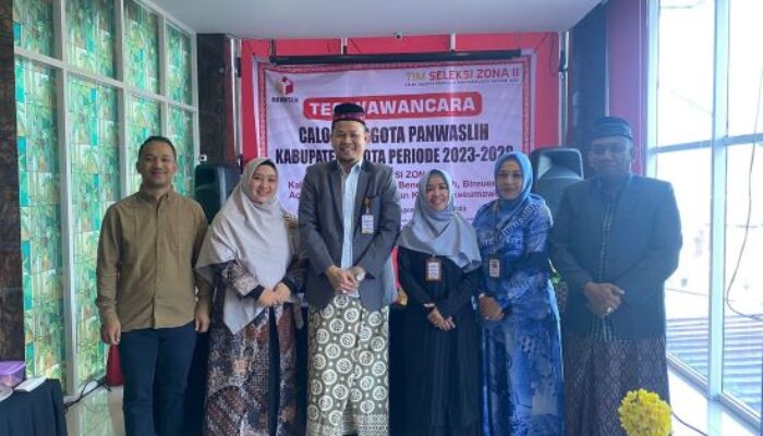 Timsel Panwaslih Kabupaten/kota Zona II Bantah Informasi Hoax