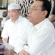 Ketua DPD Partai Gerindra Propinsi Sumut H. Gus Irawan Pasaribu didampingi Ketua DPRD Madina H. Erwin Efendi Lubis, SH. Waspada/Ist