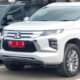 Pajero putih, mobil rental, dipasangkan plat polisi BB 2 R menjadi mobil dinas Wabup Madina. Waspada/Ist