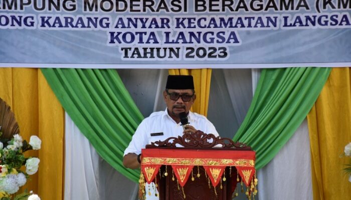 Pemko Langsa Launching Kampung Moderasi Beragama