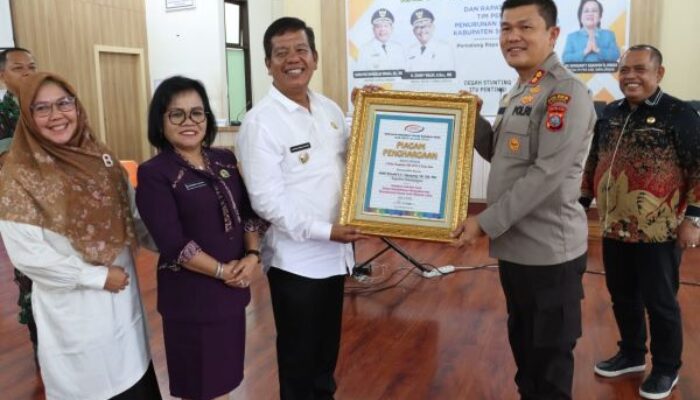 Peduli Stunting, Polres Simalungun Terima Tiga Penghargaan Sekaligus