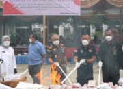 Kejari DS Musnahkan Barang Bukti