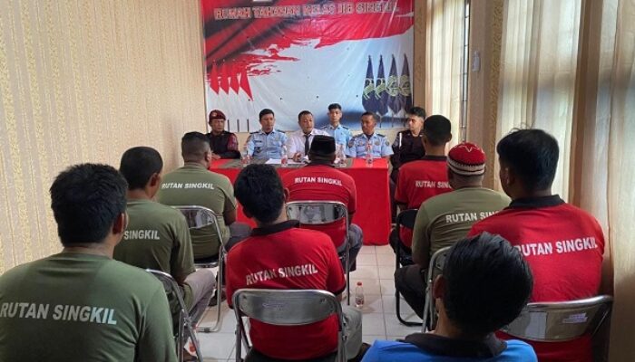 Rutan Kelas IIB Singkil Usulkan Remisi Tambahan Tamping Pemuka
