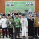 Gubernur Sumut Edy Rahmayadi dan sejumlah petinggi termasuk Wakil Bupati Madina Atika Azmi Utammi menyambut kedatangan jamaah haji Kloter 1 asal Mandailing Natal. Waspada/Ist