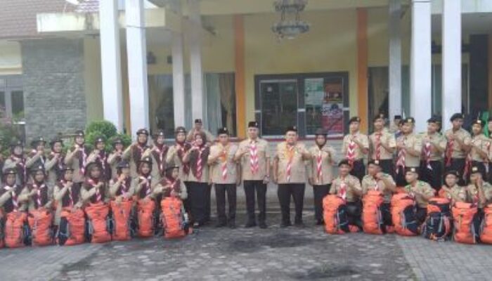 Plt. Bupati Palas Lepas Kontingen Kwarcab Palas Ke Raimuna Daerah