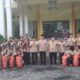 Plt Bupati Palas, drg. H. Ahmad Zarnawi Pasaribu, CHt, MM, MSi, MH diwakili Kadispora Rasidi Hasibuan melepas kontingen Raimuna Daerah VIII di Stabat Kabupaten Langkat dan Karang Pamitran Nasional (KPN) di Cibubur, Jakarta, Sabtu (1/7).(Waspada/Idaham Butar Butar/B)