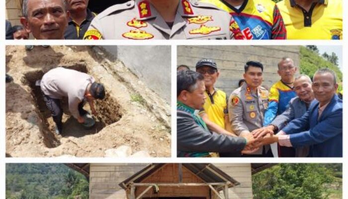 Kapolres Toba Kolaborasi Dengan Rutan Kelas II Balige Bangun Gereja