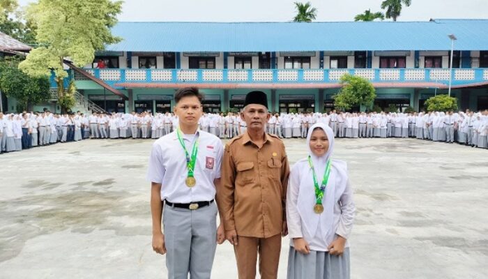Siswa SMAN 3 Langsa Sabet Medali Emas Putra Dan Putri