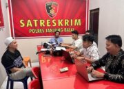 Penyidik Satreskrim Polres Tanjungbalai memeriksa artis Baim Wong terkait dugaan tindak pidana penipuan modus giveaway. Waspada/ist